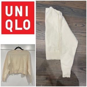 Cropped sweater by Uniqlo